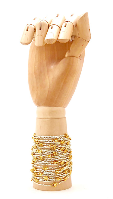 Brazalete cosecha 25 hilos dorado RXP